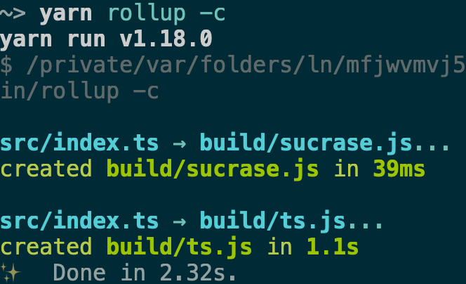 Rollup TypeScript rollup plugin sucrase 10 Qiita