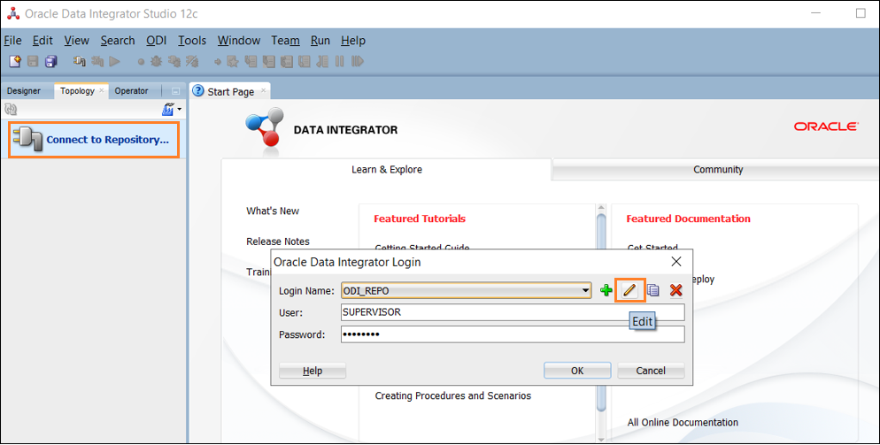ODIレポジトリDBのパスワード期限が切れて、ODIスタジオからの接続ができなくなった時の対処方法 oci Qiita