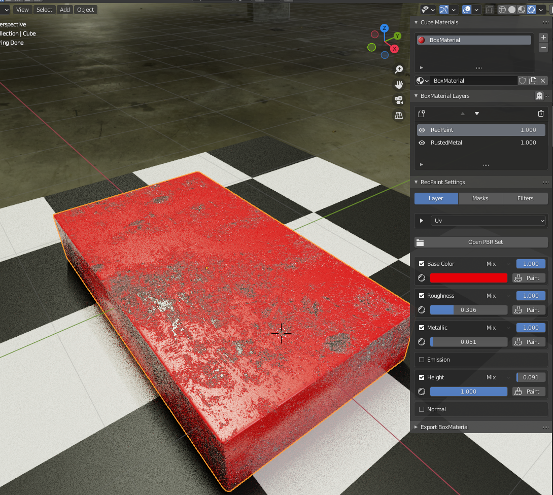 BlenderのLayer Painterを使ってみた addon Qiita