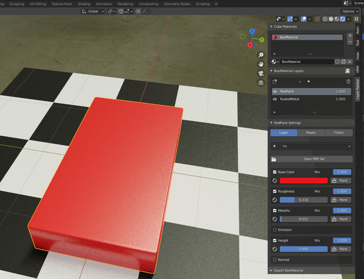 BlenderのLayer Painterを使ってみた addon Qiita