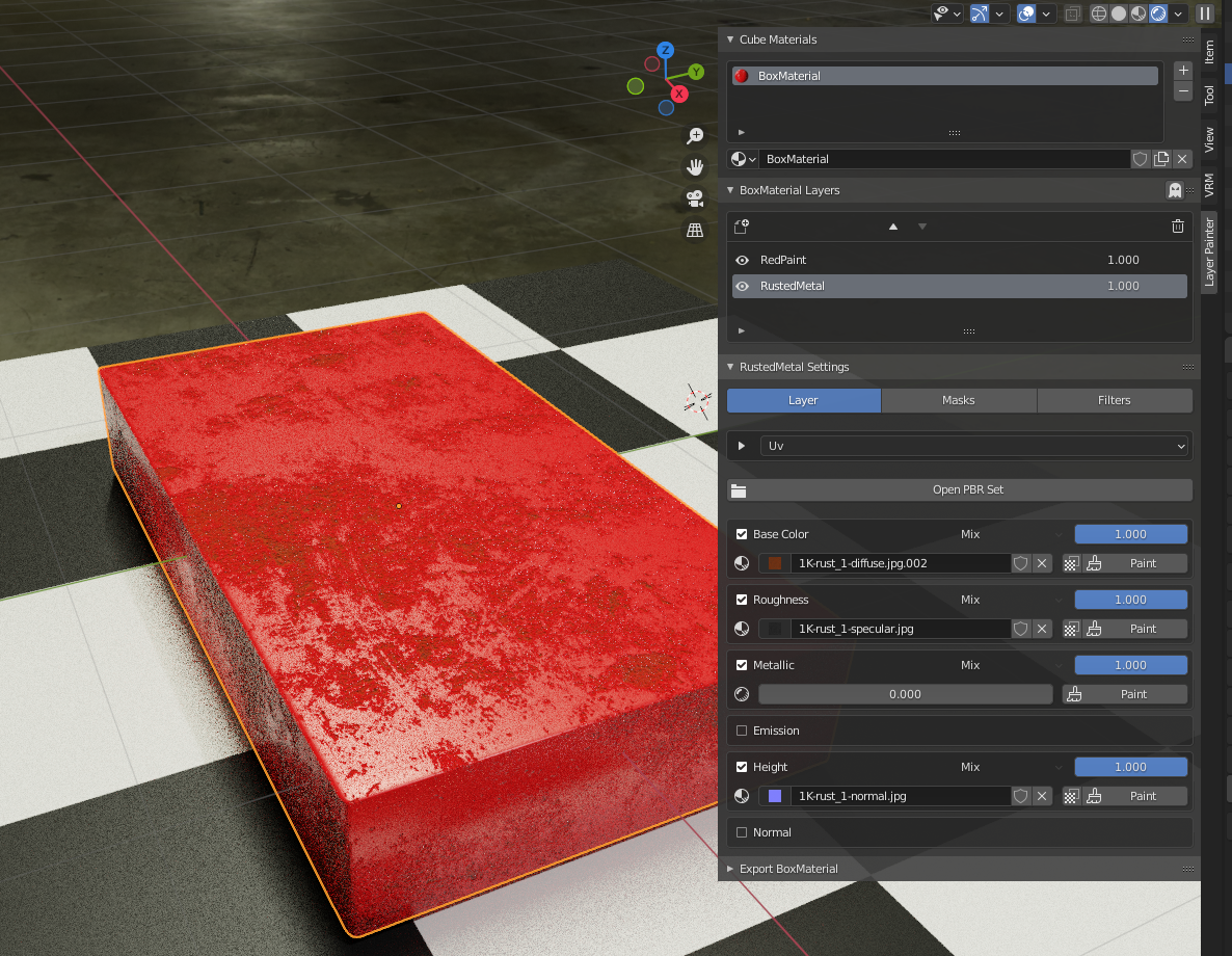 BlenderのLayer Painterを使ってみた addon Qiita