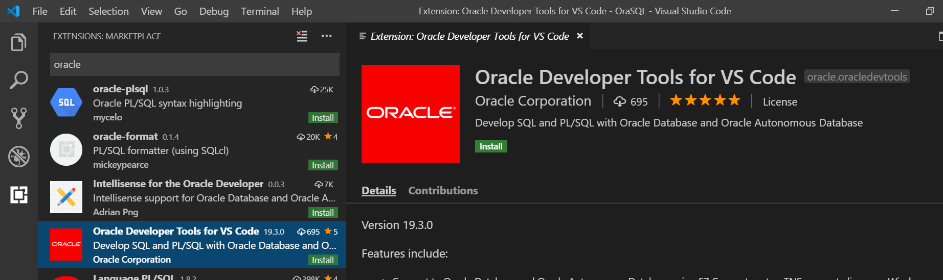 Oracle Developer Tools for VS Codeの基本操作チュートリアル #VSCode - Qiita