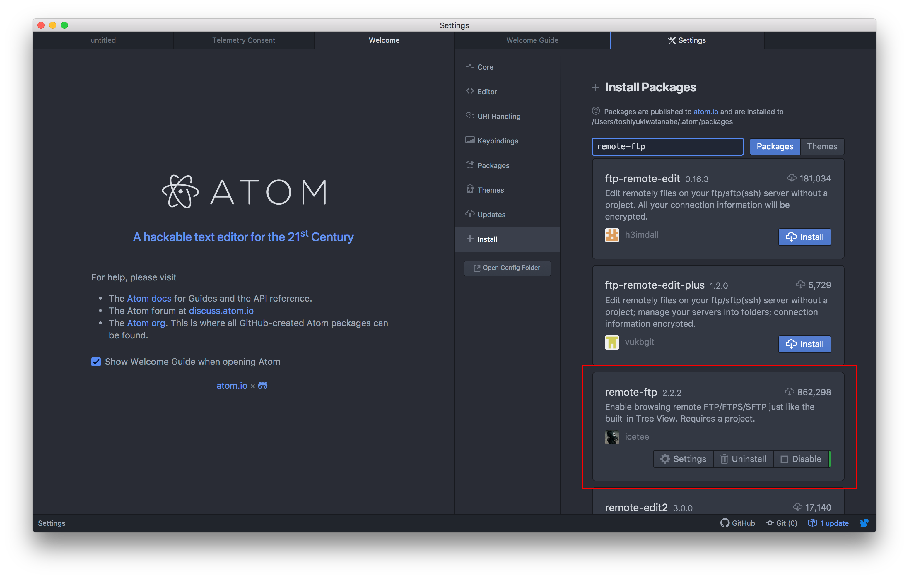 Atomのremote Ftpを使ってファイル保存と同時にアップロード Qiita