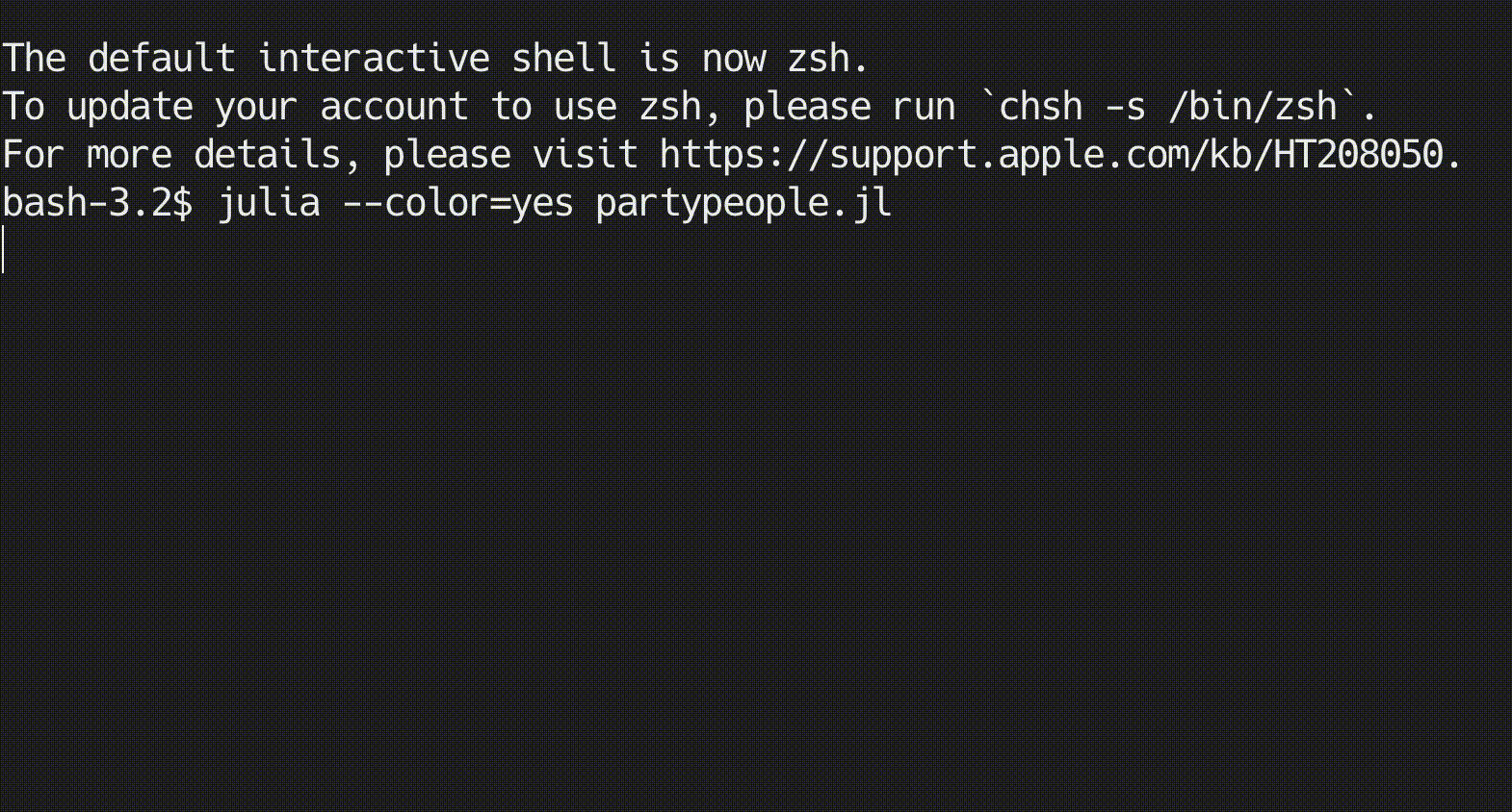 Julia のrepl上でカラフルな出力をする お遊び Qiita