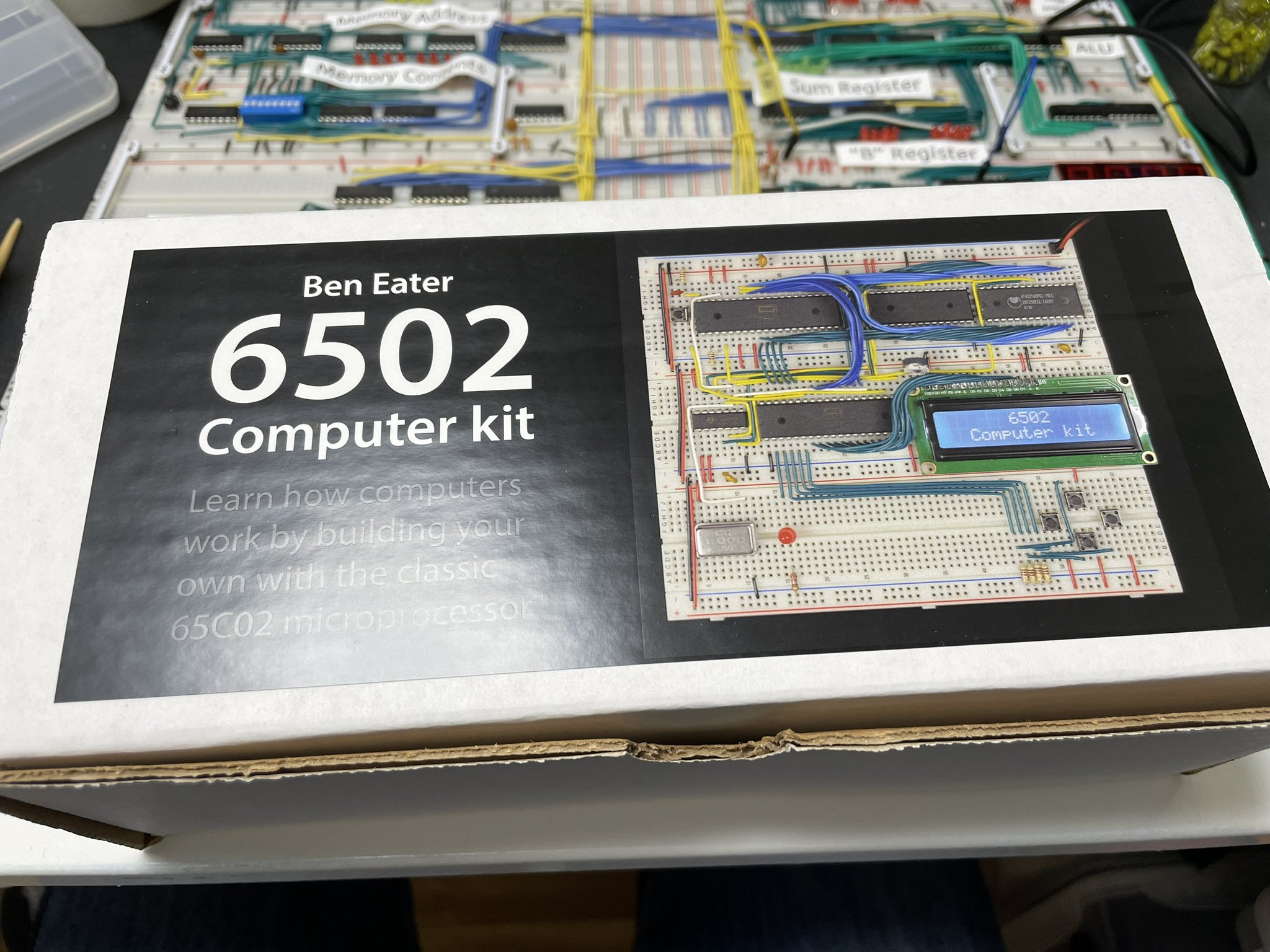 ブレッドボードで 6502 コンピューターを組み立てて Hello World! #CPU