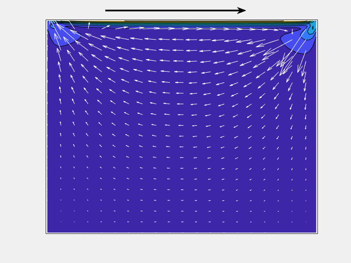 圧縮性流体解析 非圧縮性 Navier-Stokes 方程式の数値解法1：導入編 #MATLAB