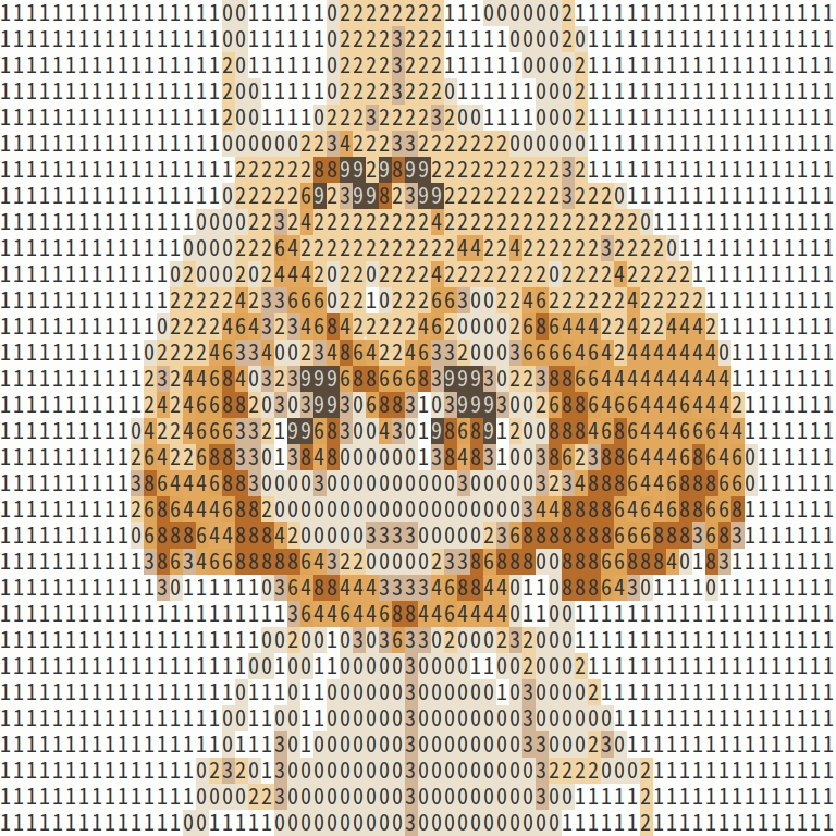 画像っぽい素数をシェル芸でつくる Qiita