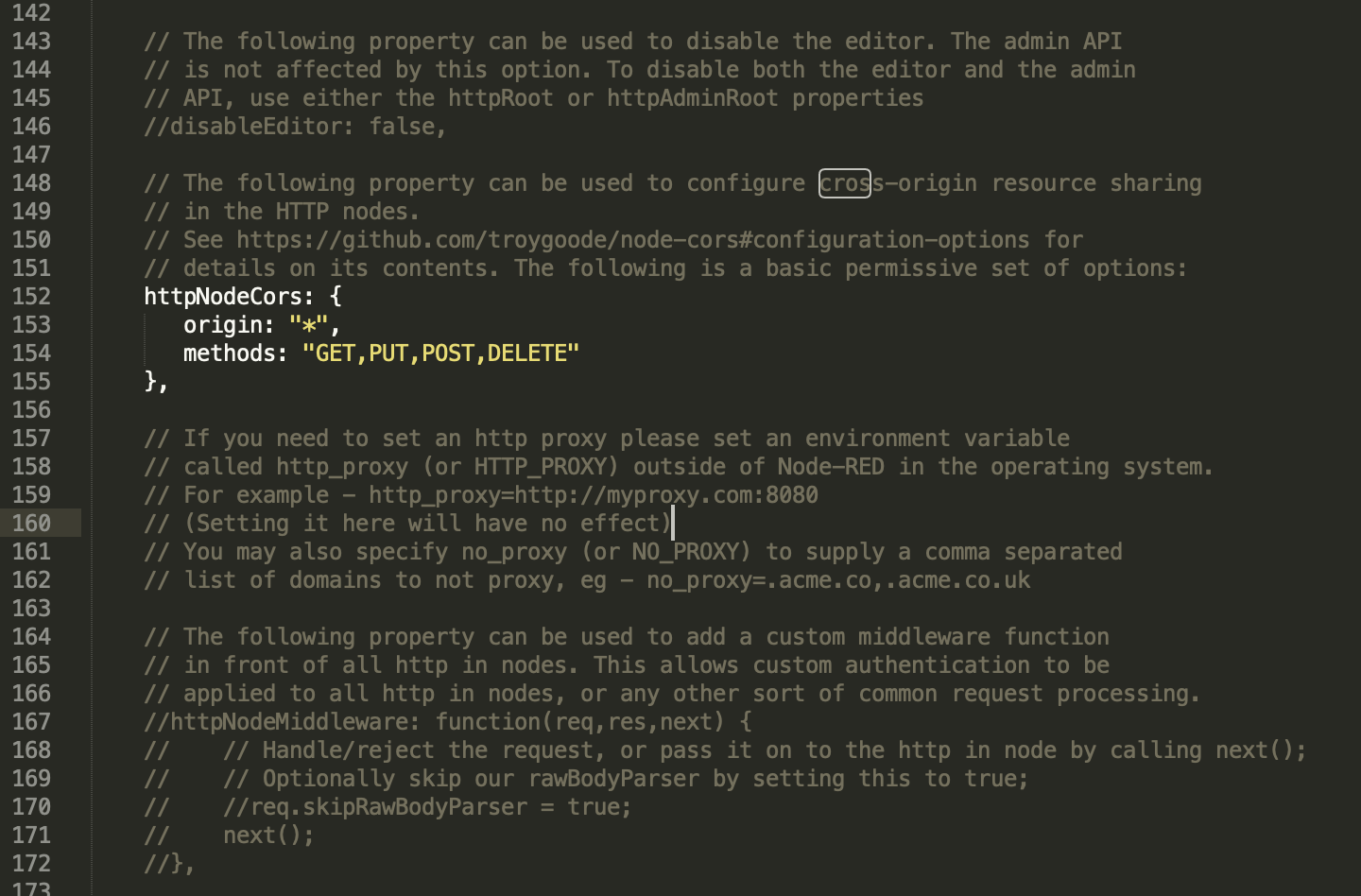 noderedで「No 'AccessControlAllowOrigin' header」が消えない(react) React