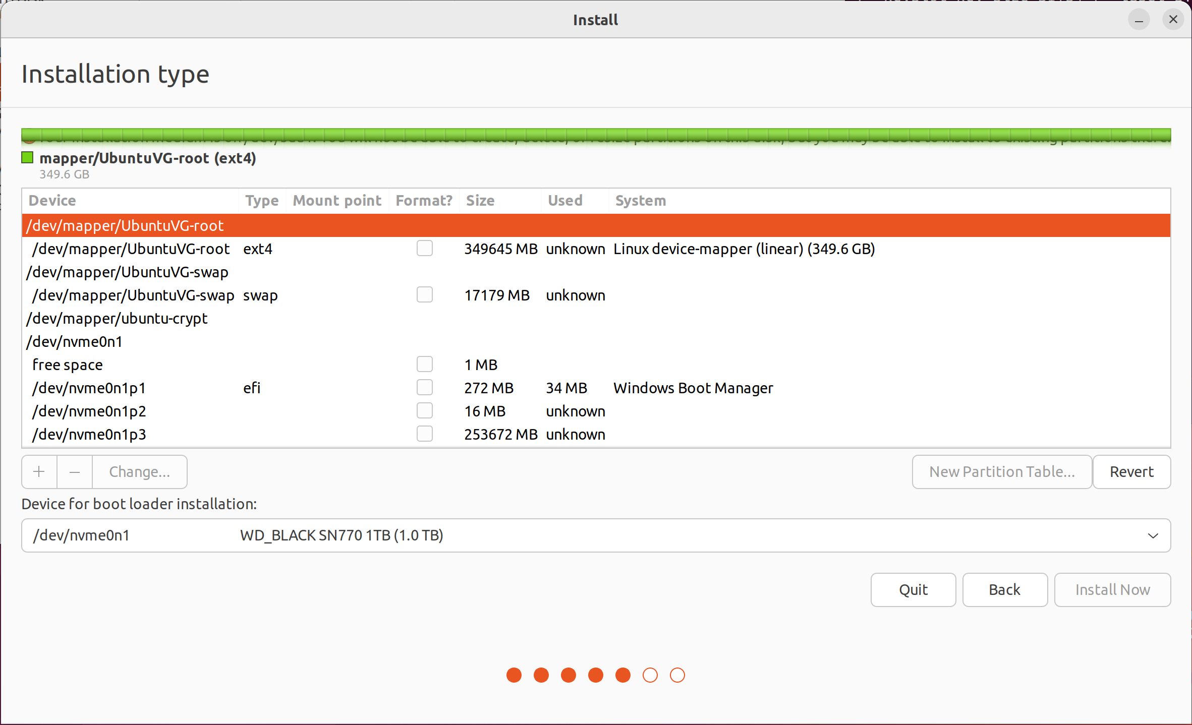 これで解決Win10問題　Linux入USB-SSD Secure Boot有効かつ暗号化したUbuntuのUSBを作成し、（ほぼ