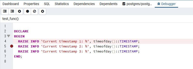 pgAdmin4でPL/pgsqlをデバッグする Qiita