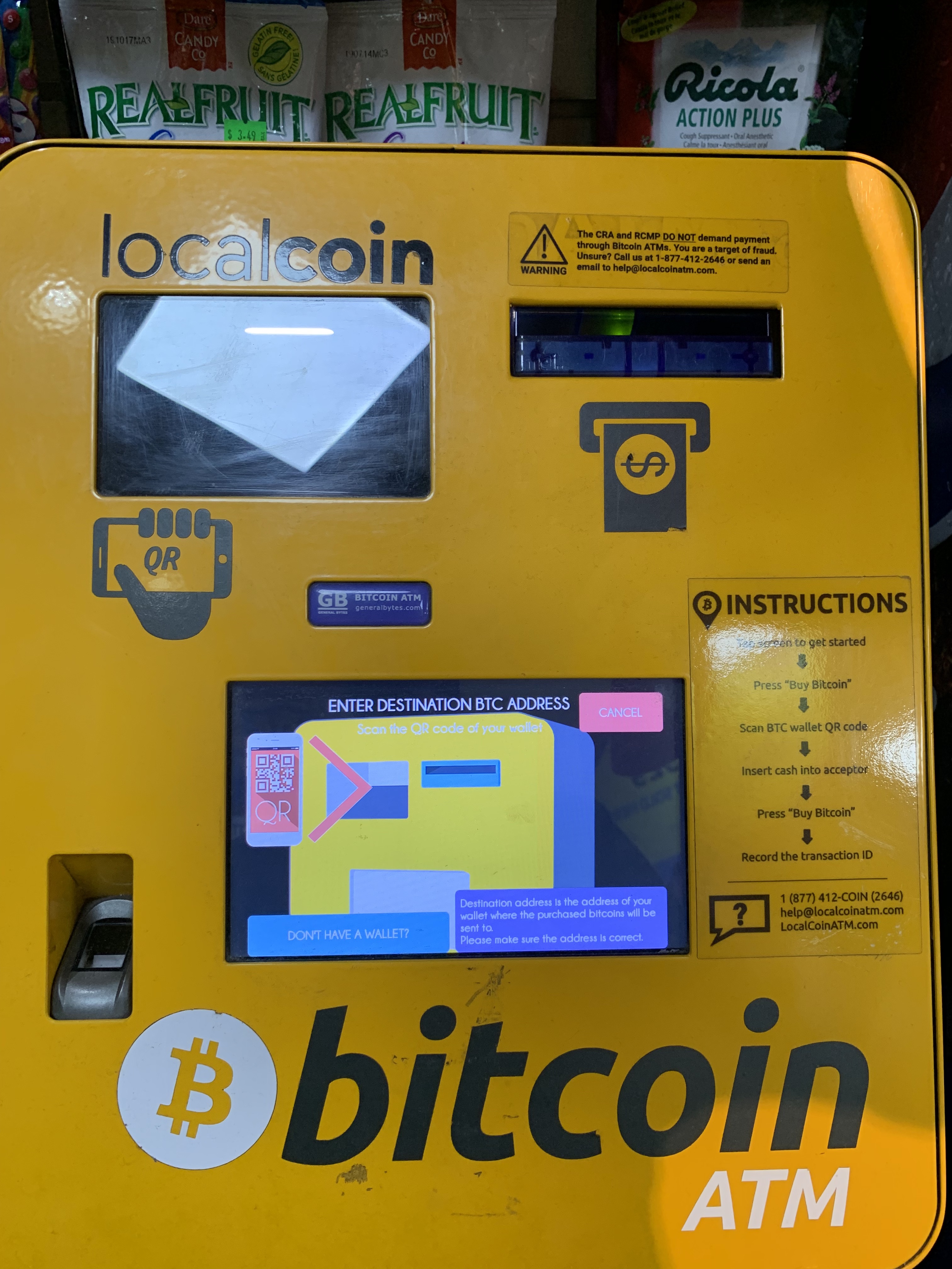 Bitcoin ATMをカナダで利用してみた #暗号通貨 - Qiita