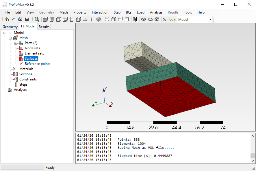 応力解析BASIC PrePoMaxを用いた部品を連結したAssyの応力解析 #OpenCAE - Qiita