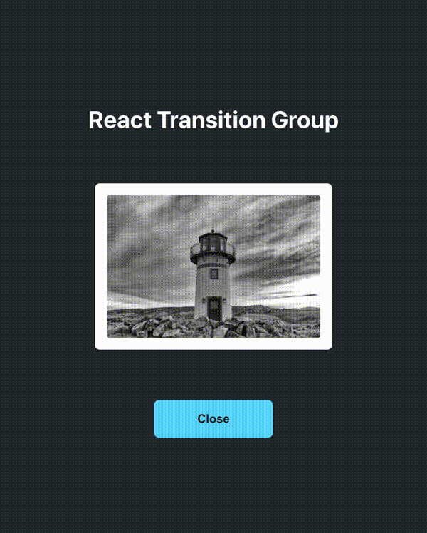 Reactでアンマウント時のアニメーションをつけるのにReact Transition 