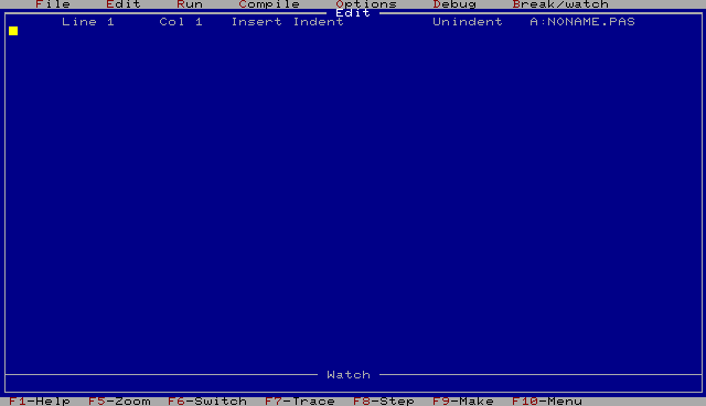 Turbo Pascal 5.5 の使い方 #TurboPascal - Qiita
