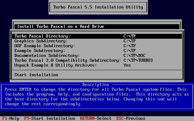 はじめてのPascal―TURBO Pascal Ver.5.5 Turbo Pascal 5.5 を Windows 10 (64bit) / 11 にインストールし