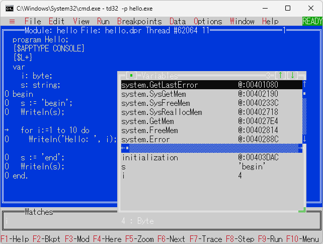 Delphi でスタンドアロンデバッガを使う #プログラミング - Qiita