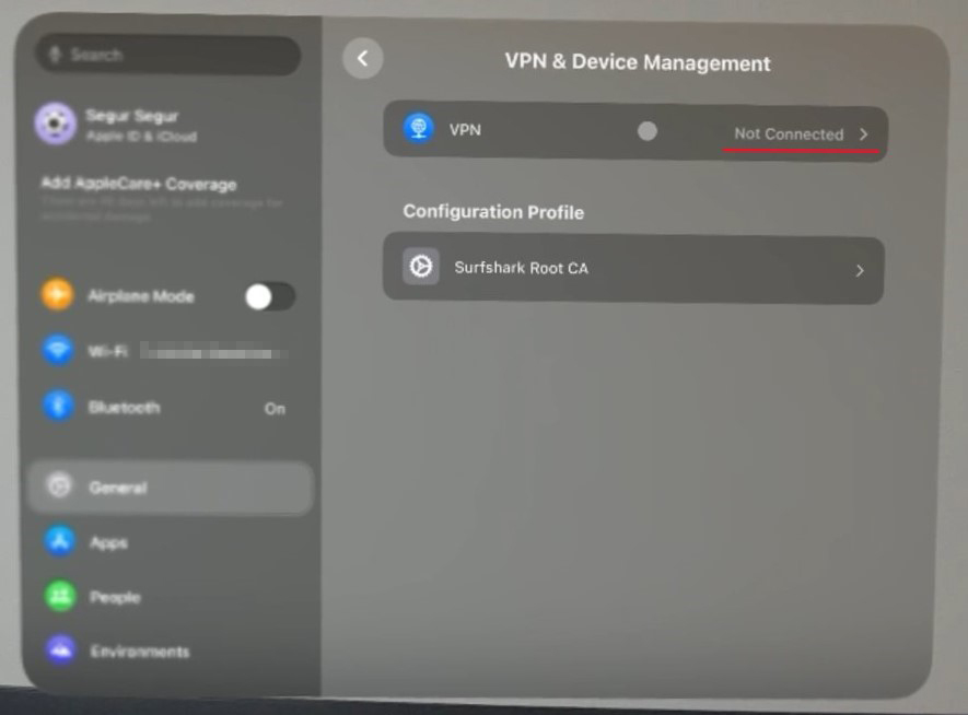 VPN Settings