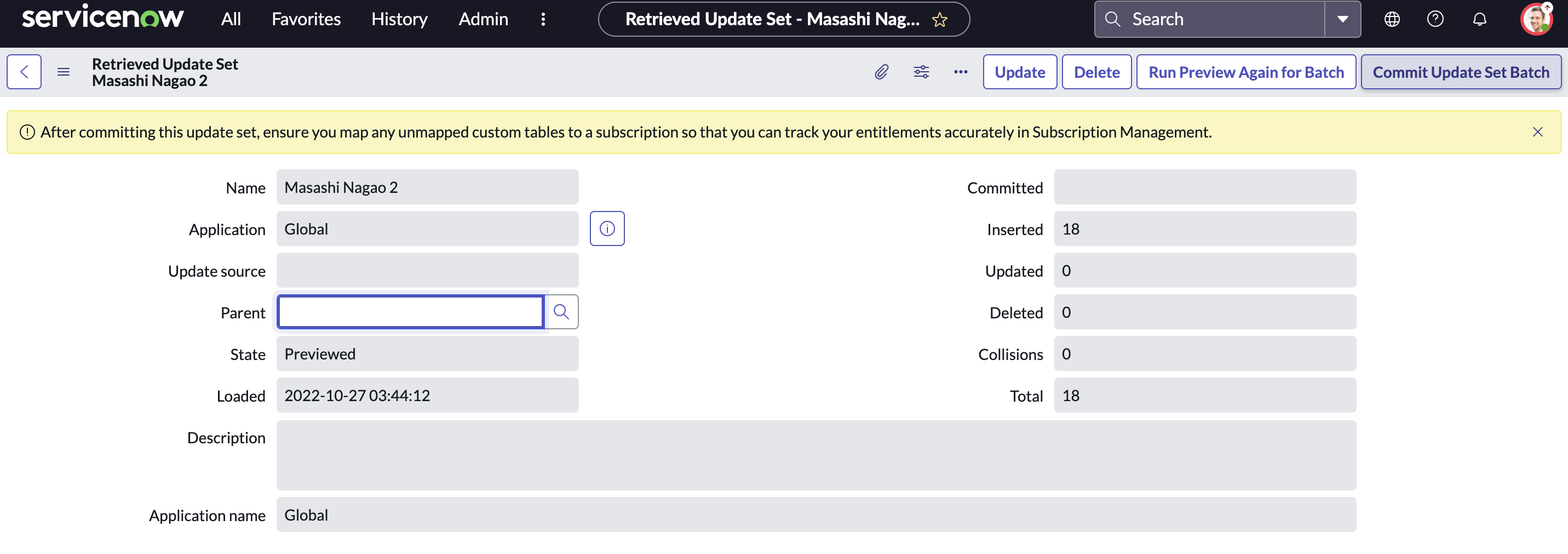 Servicenow Batchpatch Examples 【ServiceNow】更新セットをバッチ機能で一括適用する #ServiceNow - Qiita