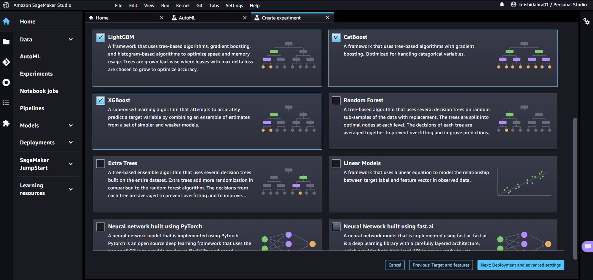 SageMaker Autopilot のアルゴリズム選択方法 AWS Qiita