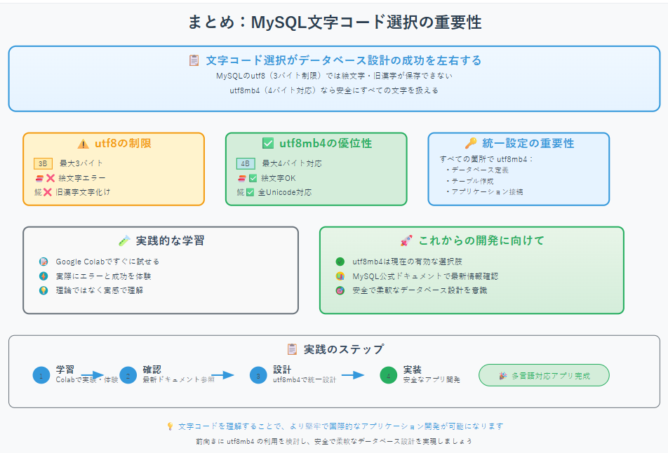 MySQLで🍣が保存できない？utf8とutf8mb4の違いを実験 #Python