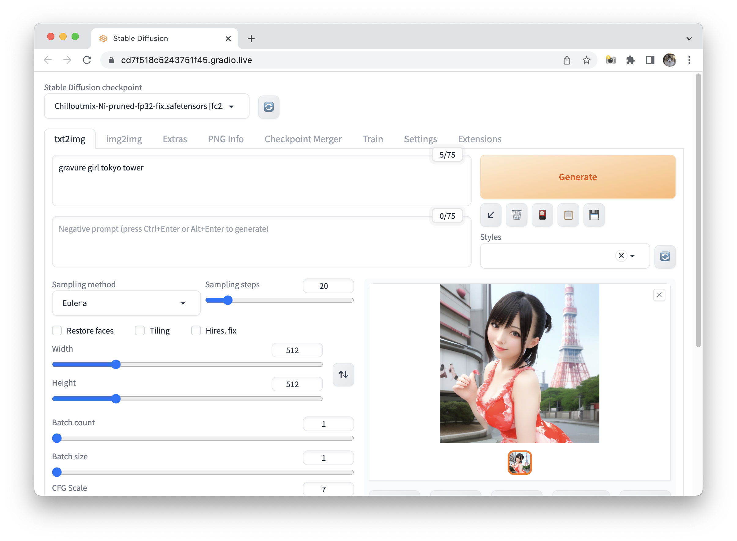 Google Colaboratory Stable Diffusion WebUI Qiita