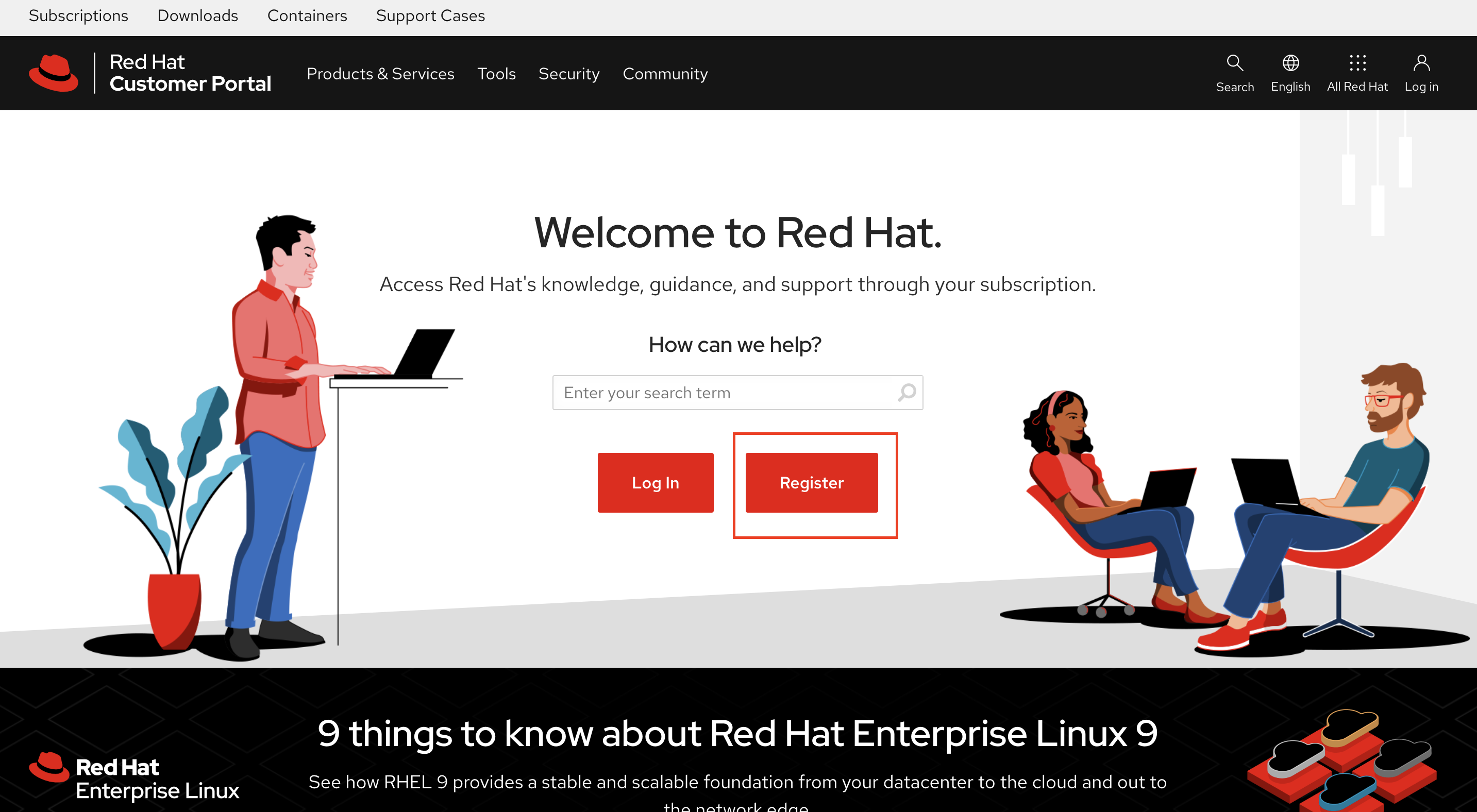 Red Hatカスタマーポータルのアカウント作成方法 redhat Qiita