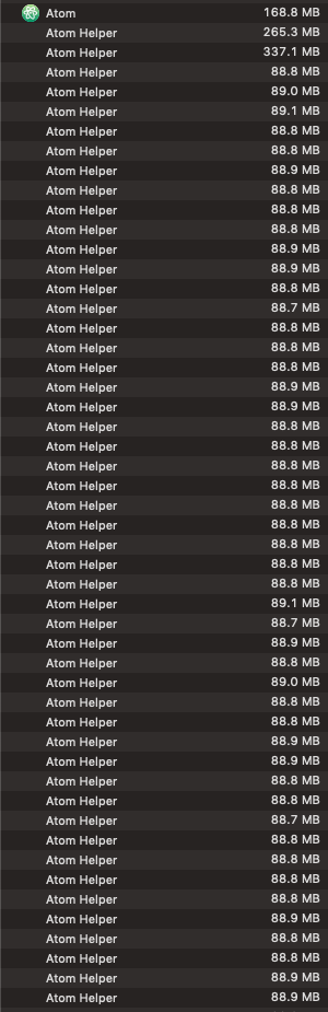 Atom Helperがpcのリソースを食い潰した際の対処法 Qiita