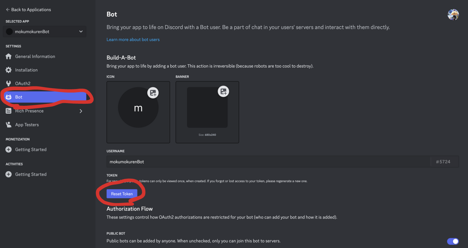 5分で作るDiscordBot＋AI応答 #Python - Qiita