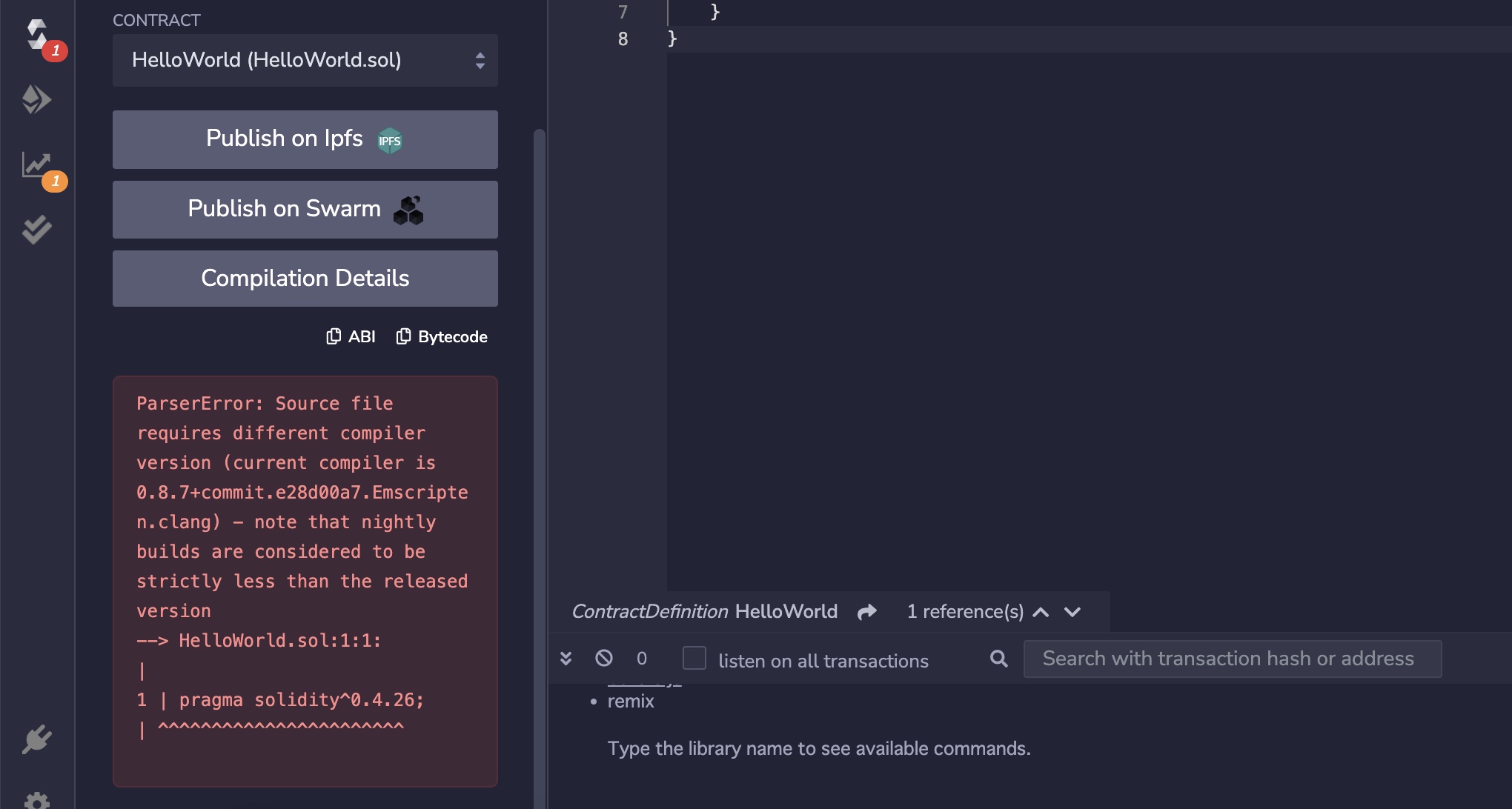ノブ「はよsolidityでHelloWorldをデプロイするどぉ！」 #solidity - Qiita