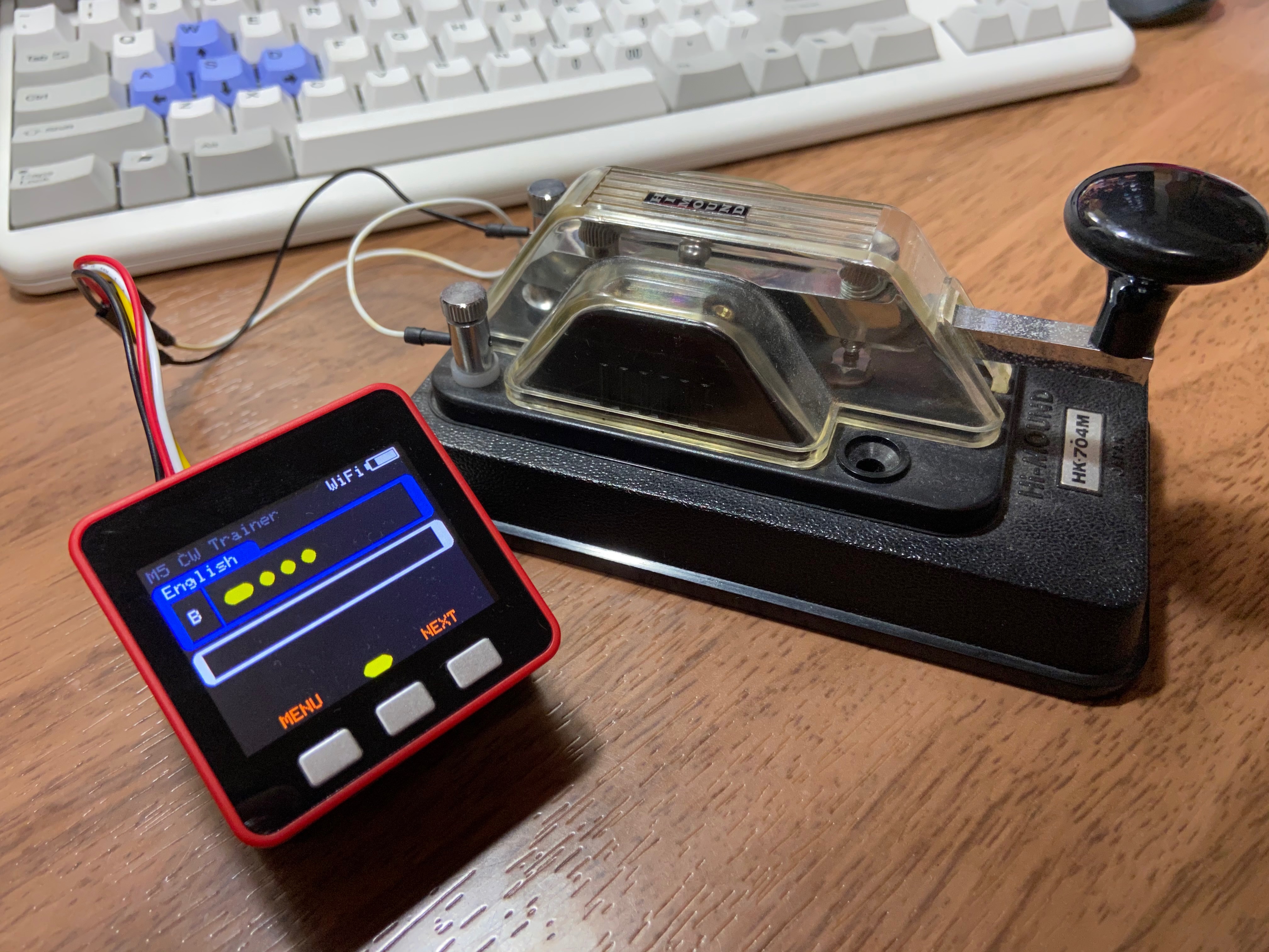 M5Stackでモールス信号練習機を作ってみた #ESP32 - Qiita