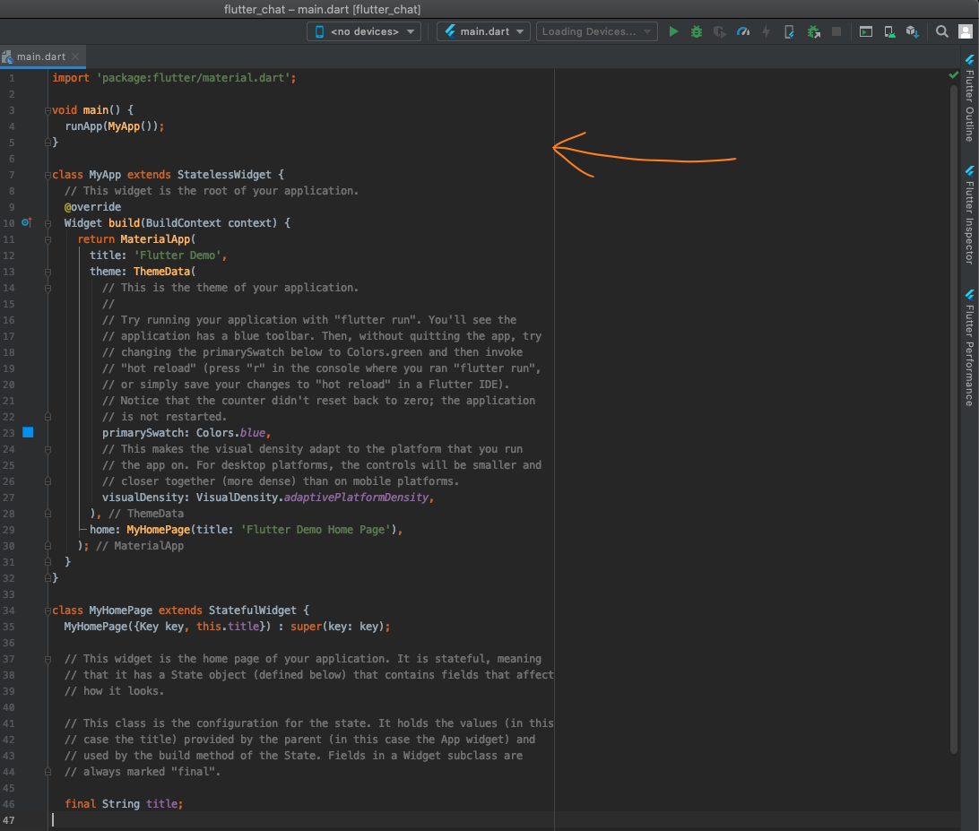 AndroidStudioでエディタの縦線を消す #備忘録 - Qiita