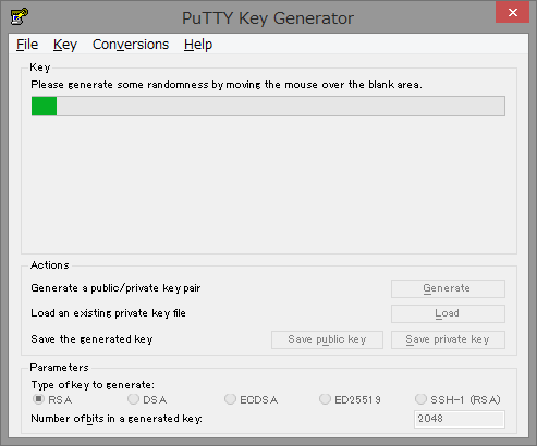 緑のバーがいっぱいになるまでマウスをぐるぐる 緑のバーがいっぱいになるまでマウスをぐるぐる