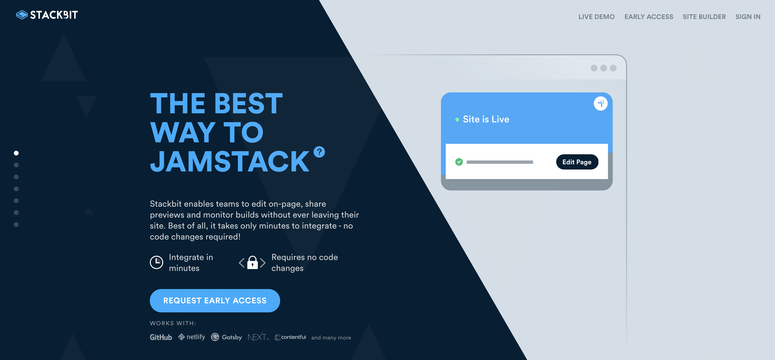 【STACKBIT】GUIのみでJAMStackを構築するSTACKBITを使ってみた【JAMStack】 GitHub Qiita