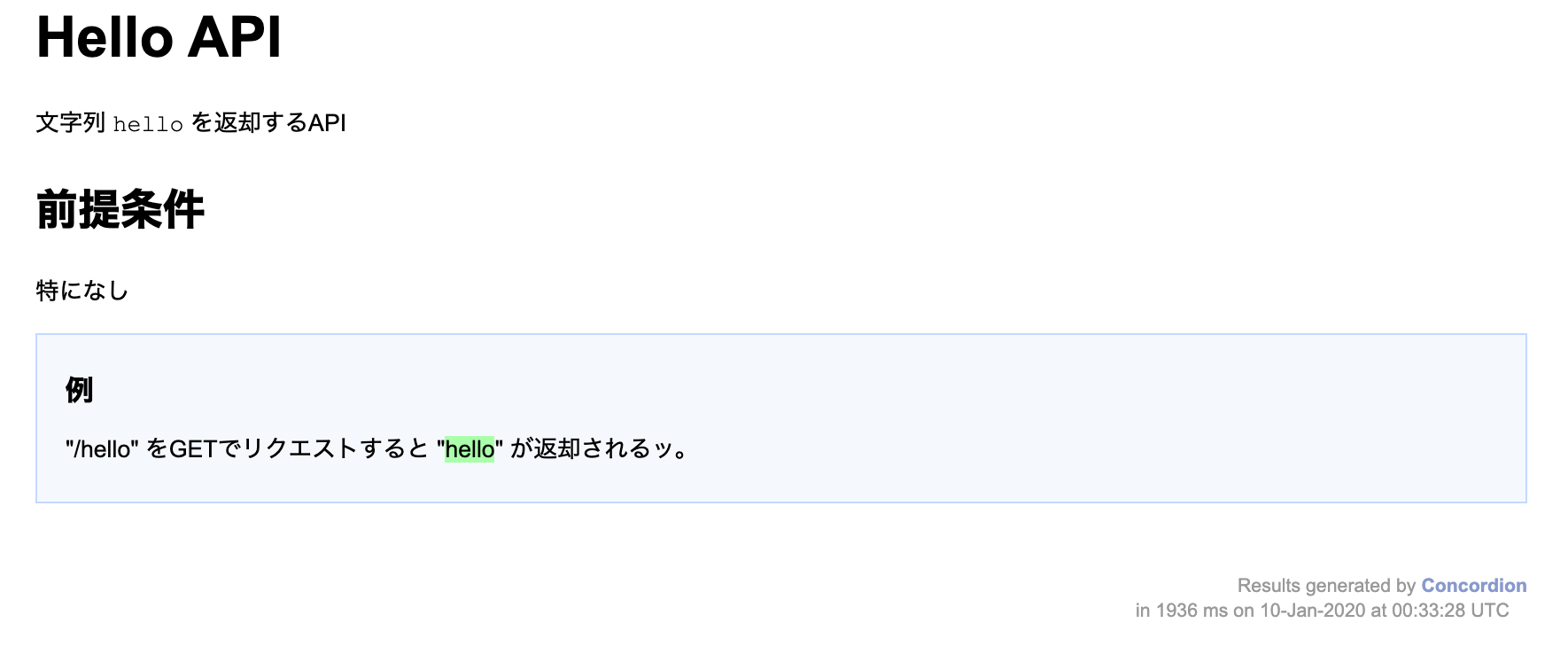 concordion api spec HelloAPI html success.png