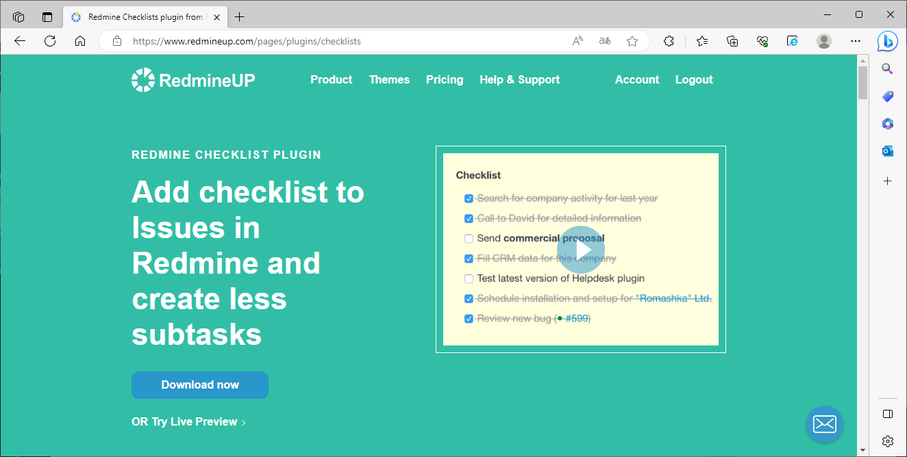 Redmineへのpluginインストール(agile/issue_templates/work_time/checklists) 