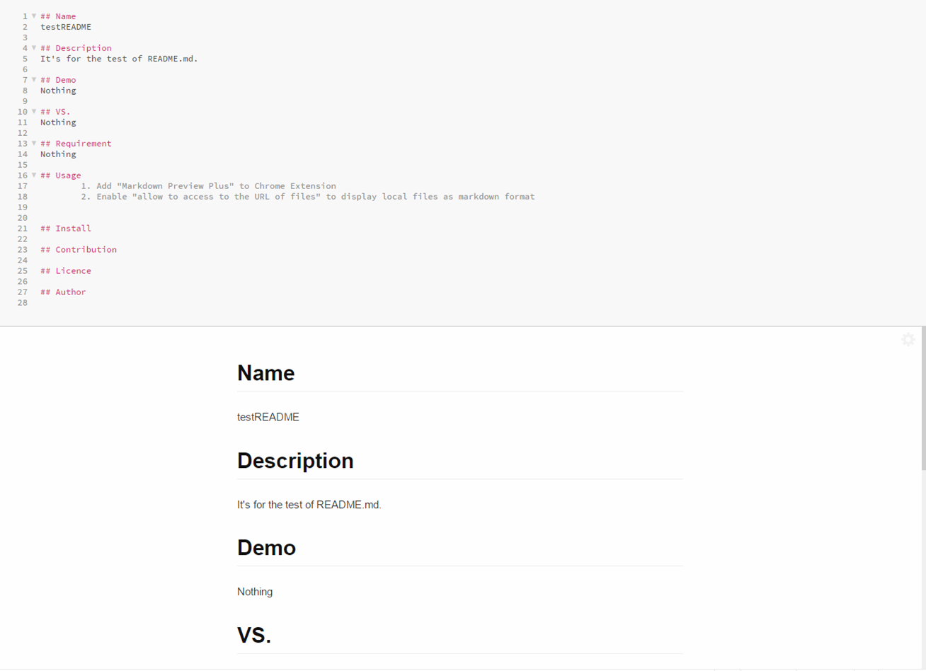 【Brackets】MarkDownを表示させる Markdown Qiita