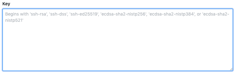 SSH鍵登録の注意点