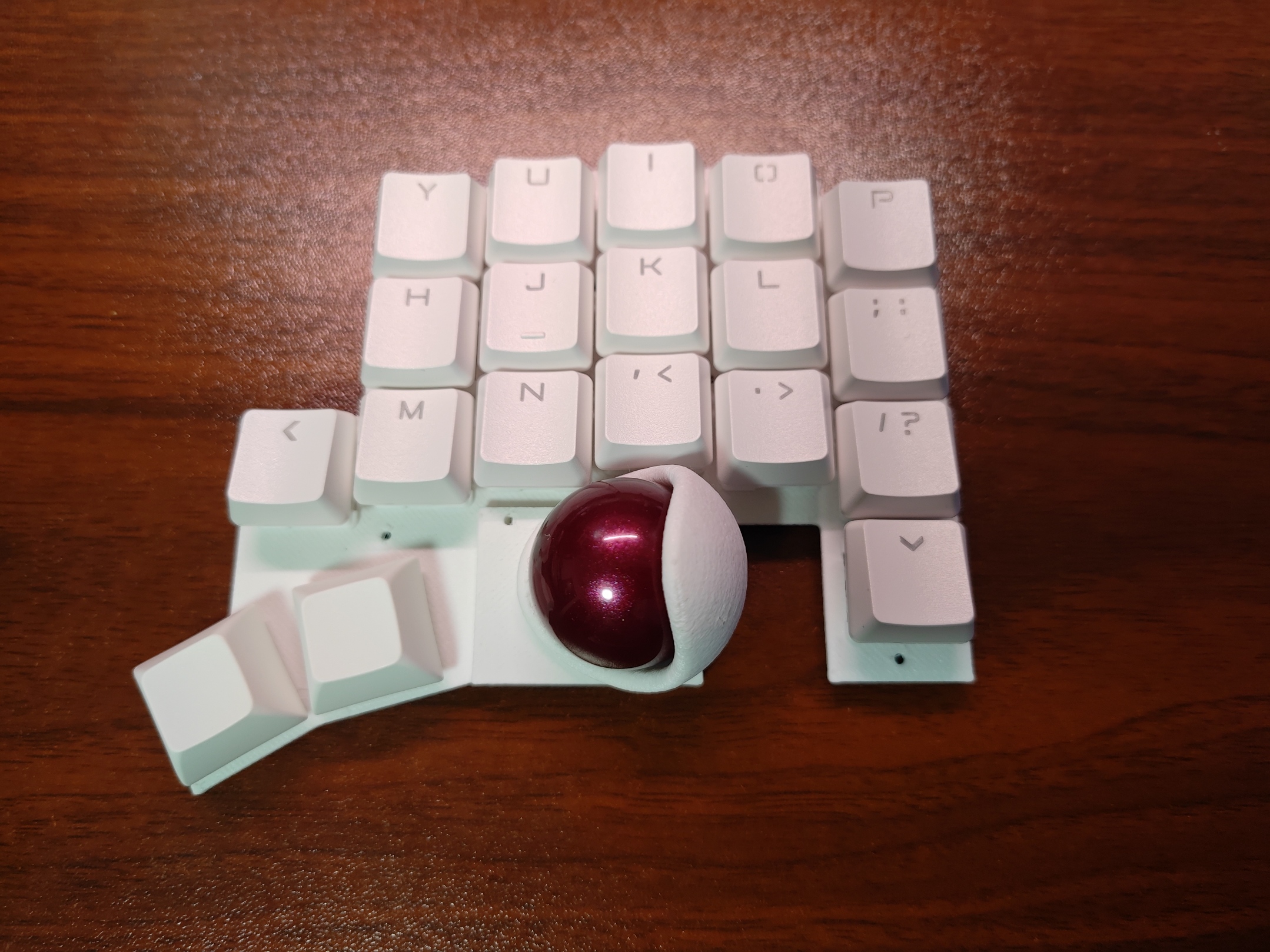 分割トラックボール自作キーボード作成の記録（キー配置