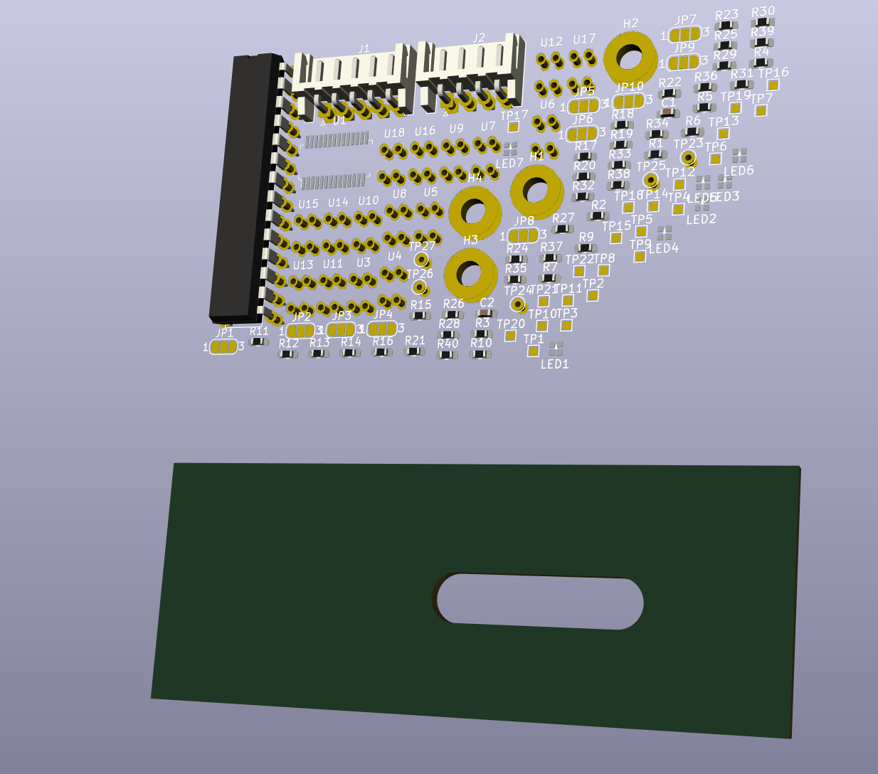 自作基板を Fusion PCBに発注して、FPGA ミニチュア X68000 の