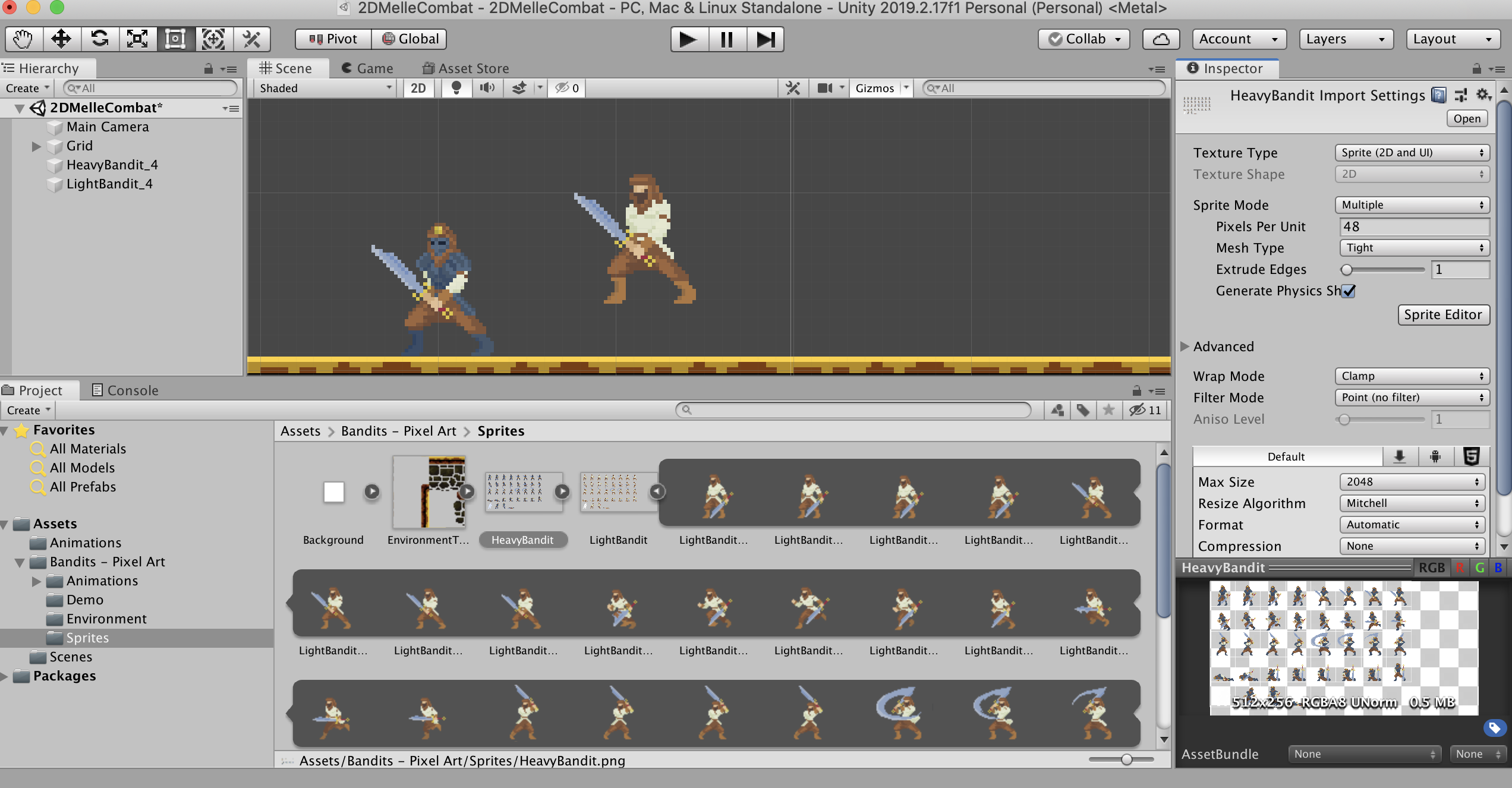 Unity2d対戦ゲーム 攻撃モーション 非ダメ 当たり判定の実装方法 2 一から作るチュートリアル Mac版 Qiita