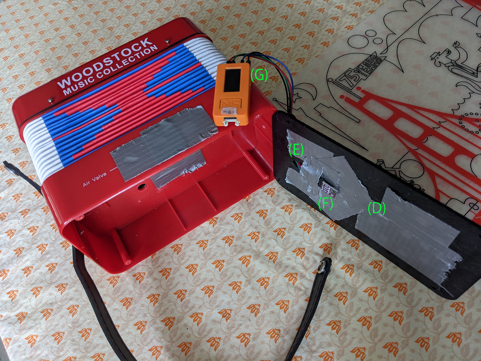 蛇腹楽器(アコーディオン/バンドネオン)型MIDIコントローラーを作る