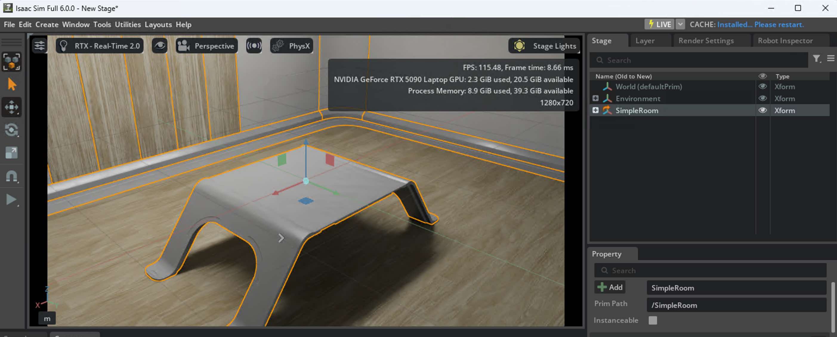 NVIDIA Isaac Sim（NVIDIA のロボティクス シミュレーション アプリや