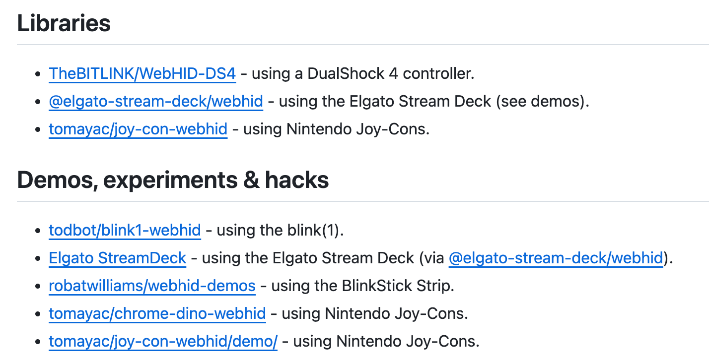 JoyCon などをブラウザで使える API 2つの情報をまとめて見てみる： Gamepad API と HID API 