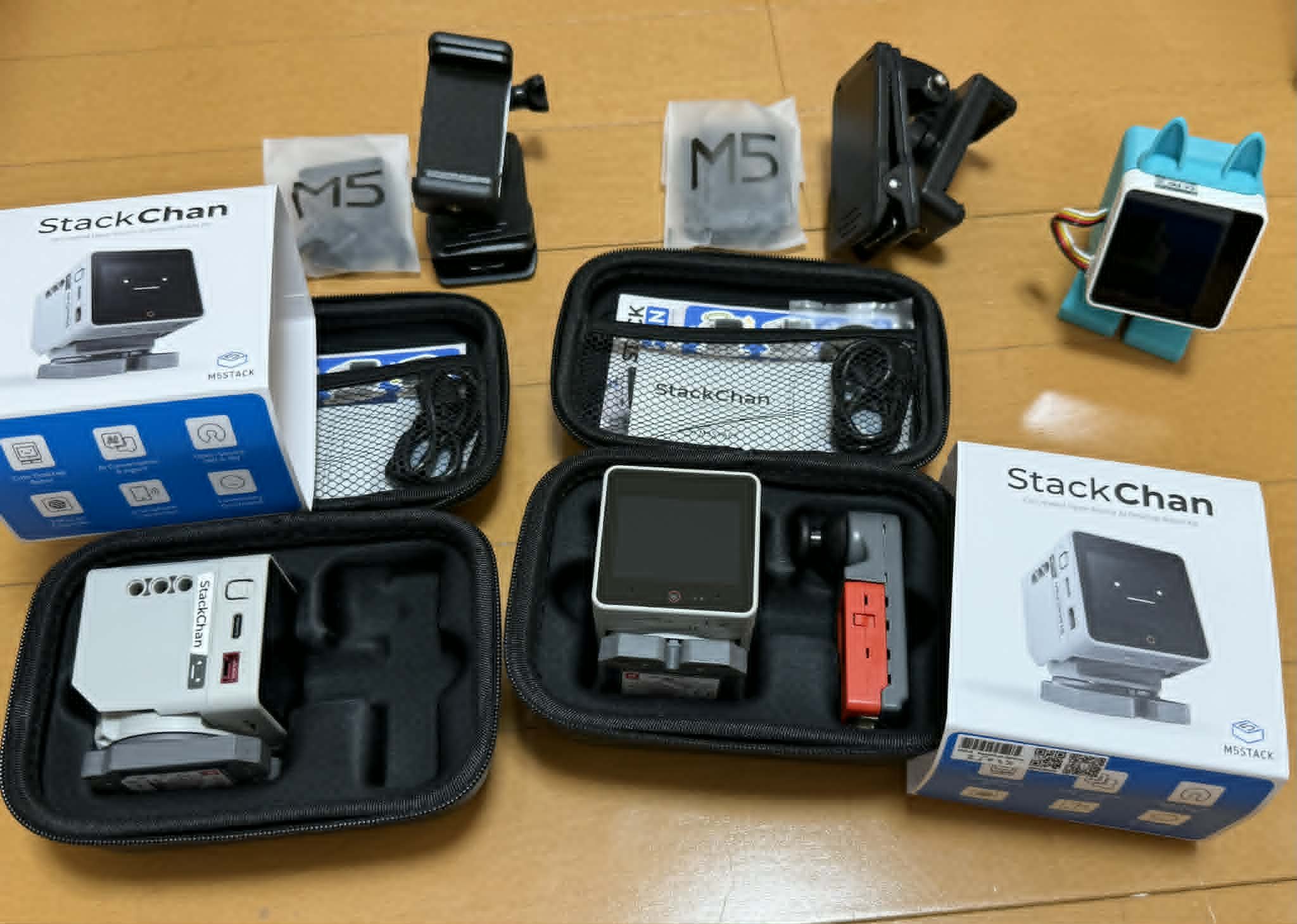 クラウドファンディング版の「StackChan（ｽﾀｯｸﾁｬﾝ）」を試し始めた時の