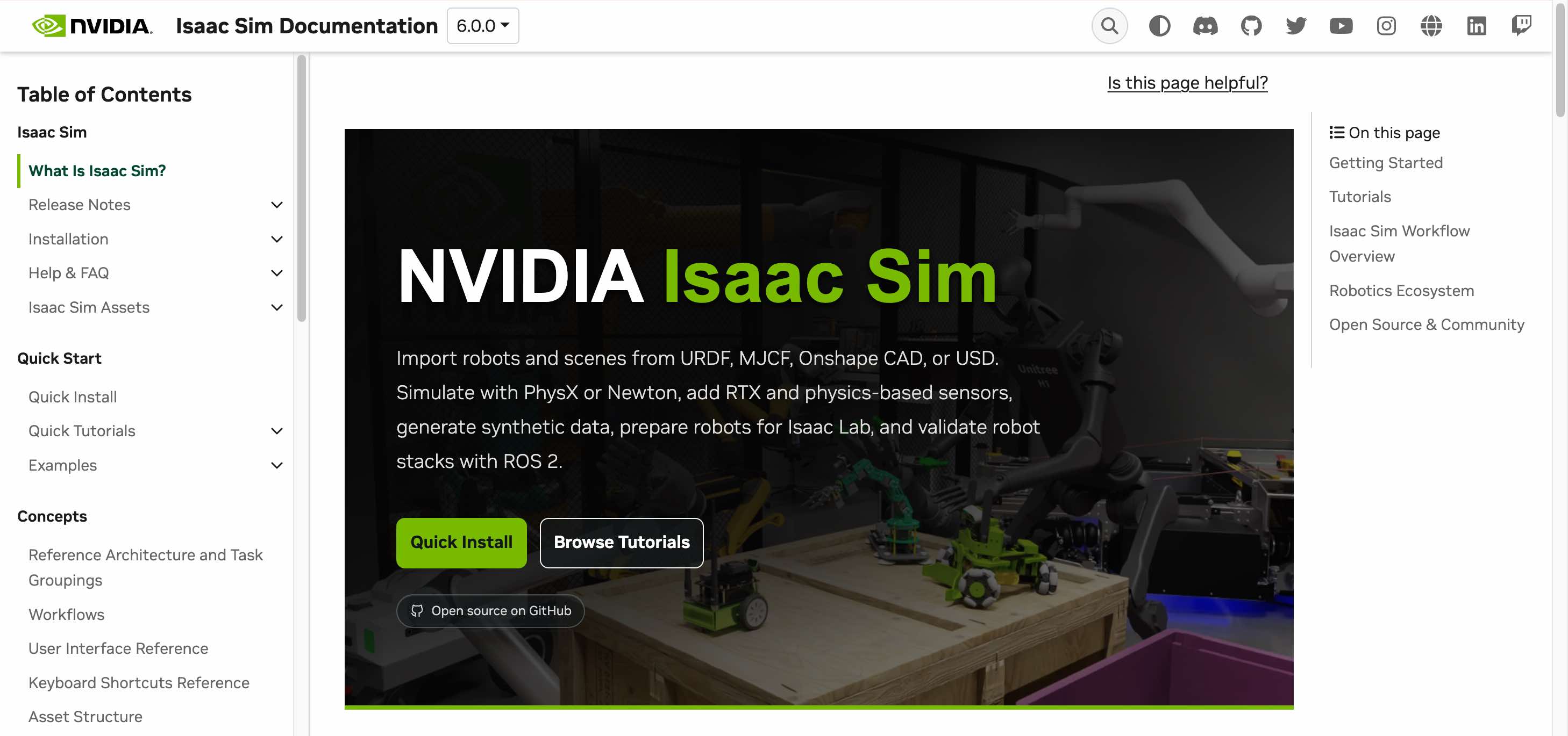 NVIDIA Isaac Sim（NVIDIA のロボティクス シミュレーション アプリや
