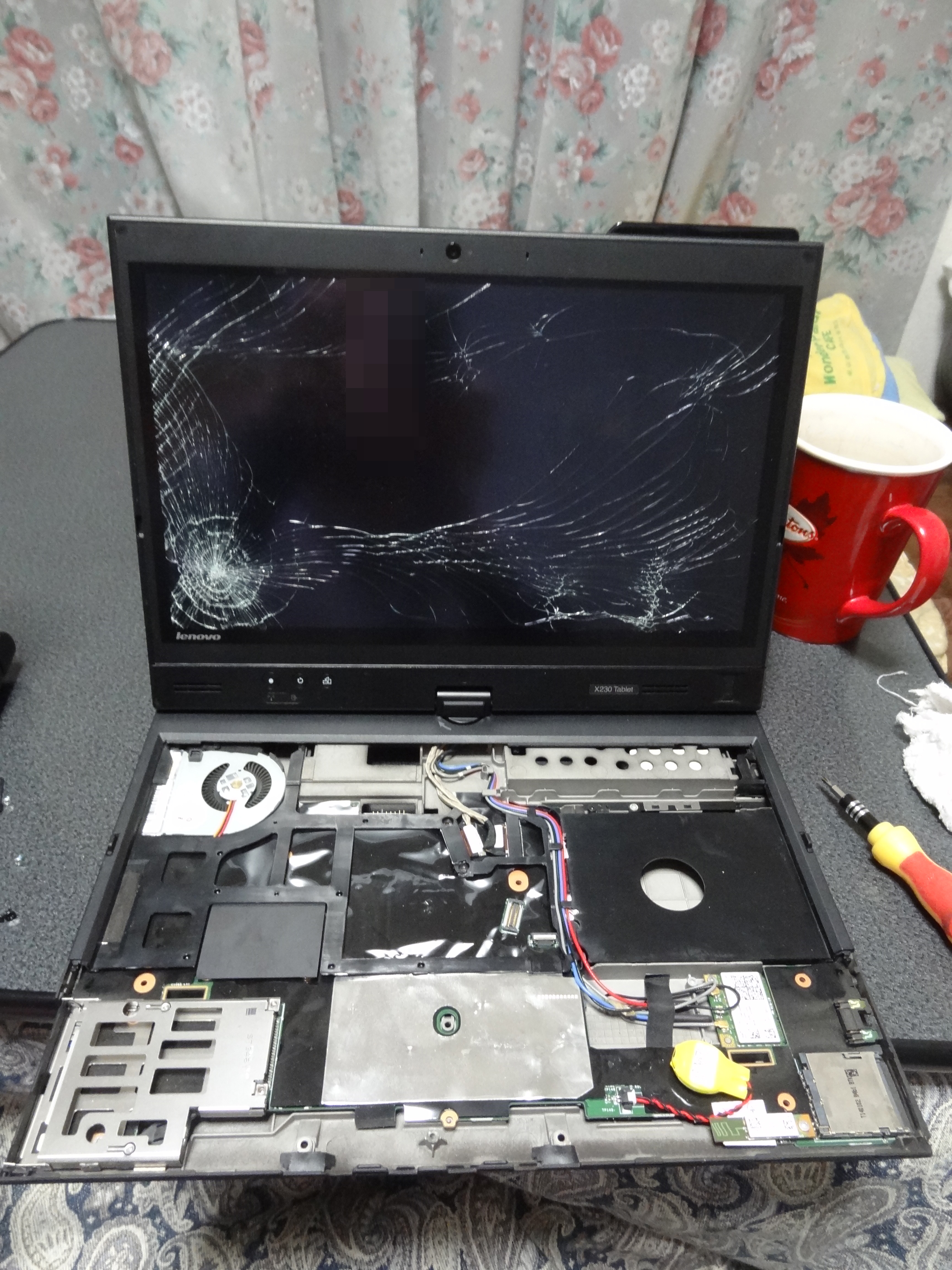 ThinkPad X230 Tablet 通電 BIOS起動OK ジャンク扱い backend=imagemagick;version=1;