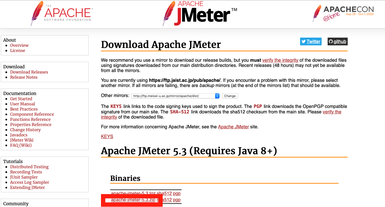 install apache jmeter