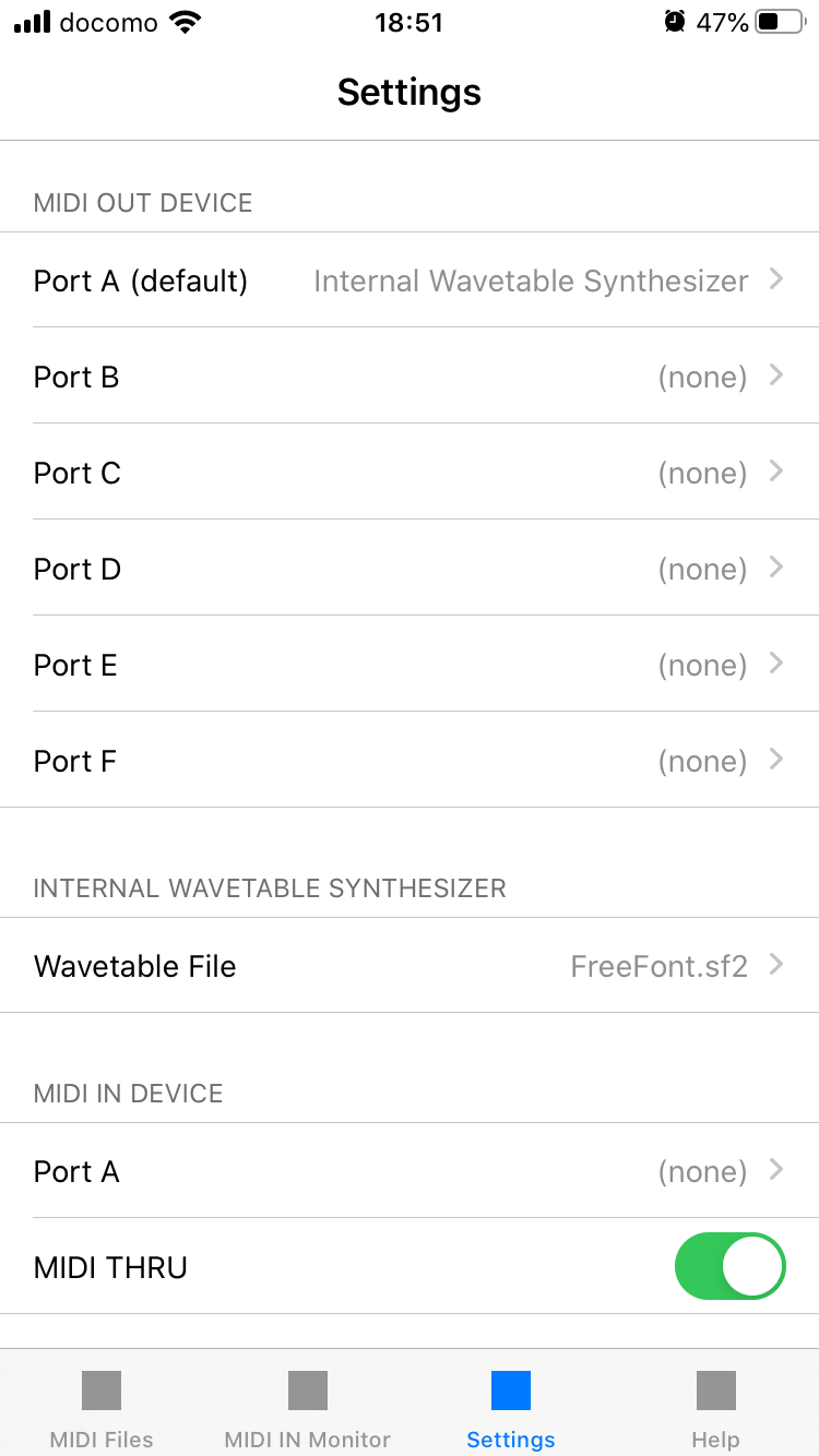 miditrail midi out miditrail midi out