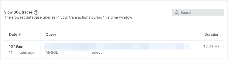 スロークエリの一覧